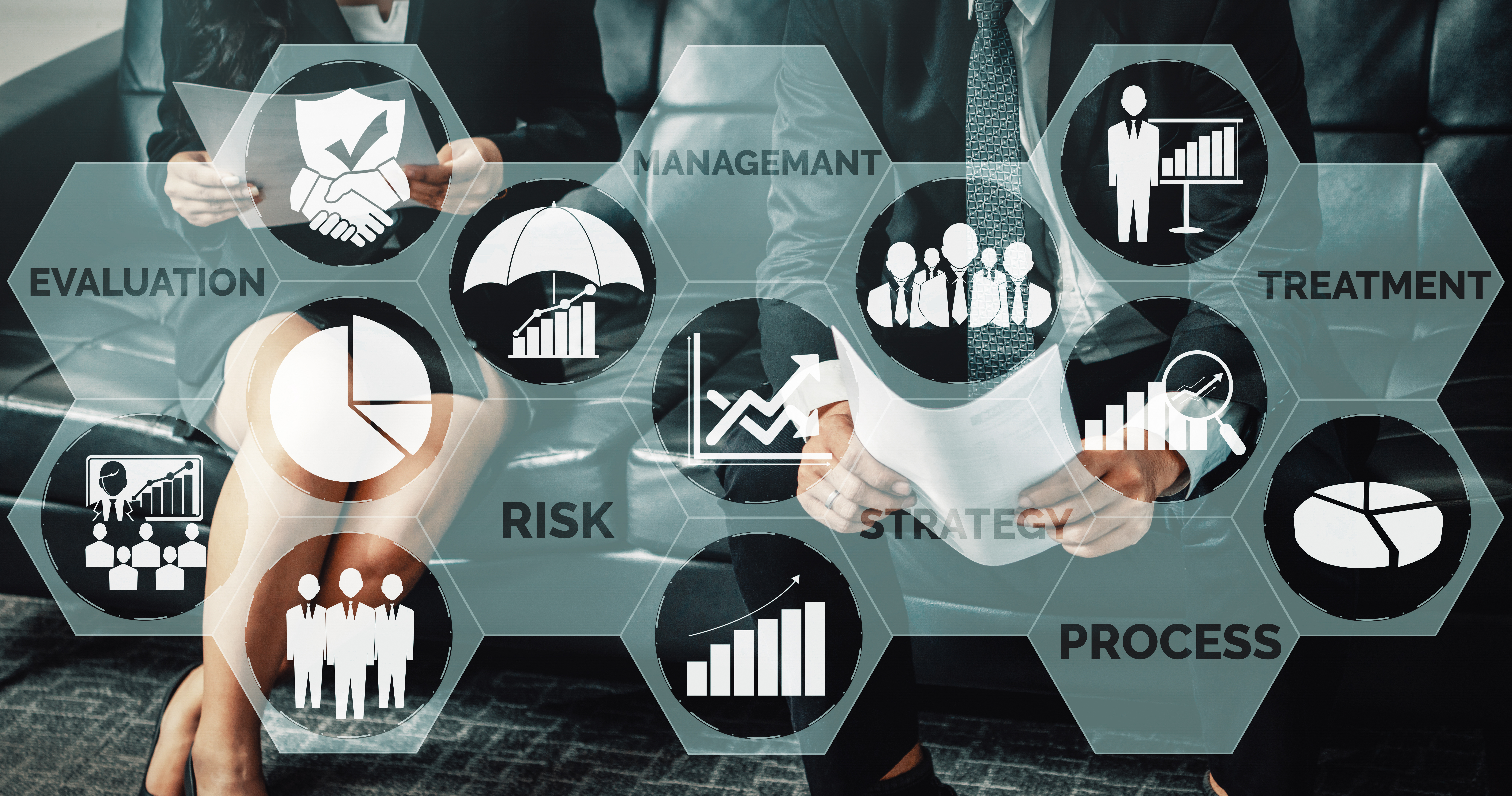 التطبيق العملي لسياسات واجراءات دائرة إدارة المخاطر