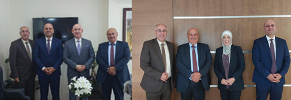 سميرات والكلوب يلتقون عبدالخالق والجيروشي لتقديم التهنئة بمناسبة استلام مهامهم كمدراء عامين لشركات التأمين والاستماع لمقترحاتهم